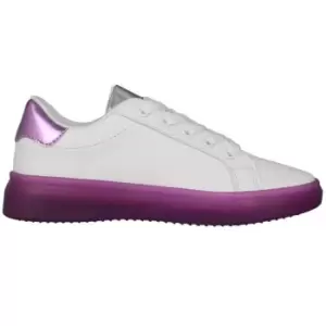 Image of Fabric Castel Childrens Trainers - Purple