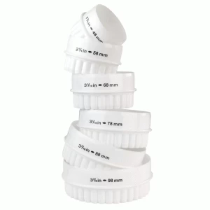 Image of Tala Reversible Plain and Crinkle Cutter Set - Pack of 6