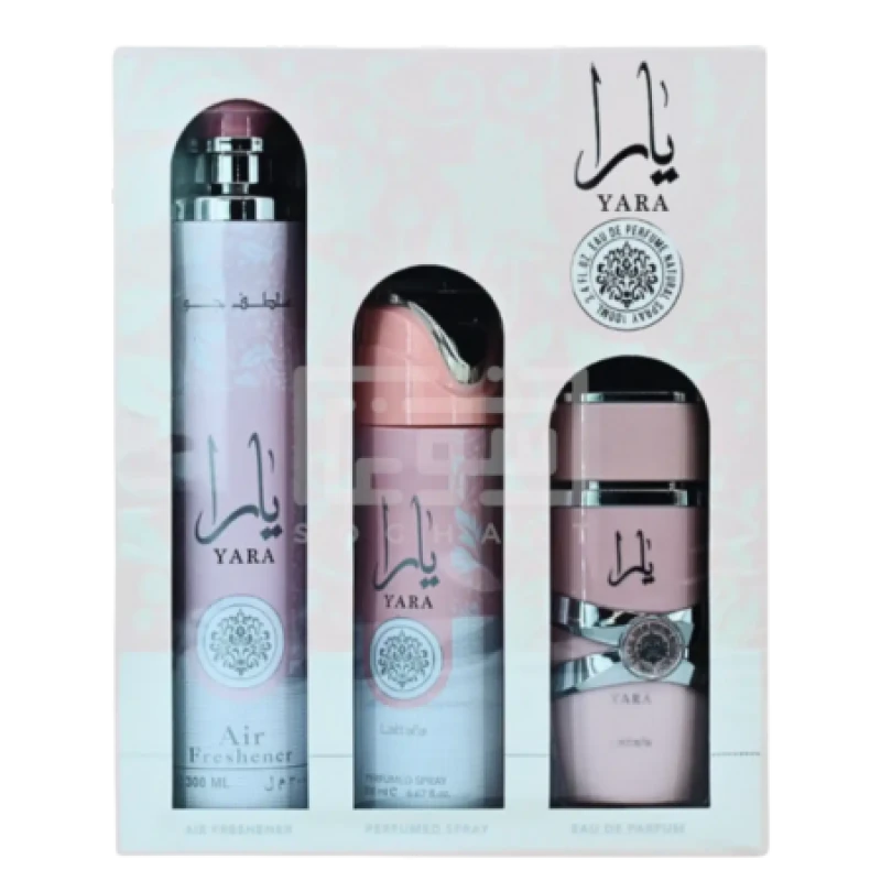Image of Lattafa Yara 3 Piece Fragrance Gift Set LAT-98727