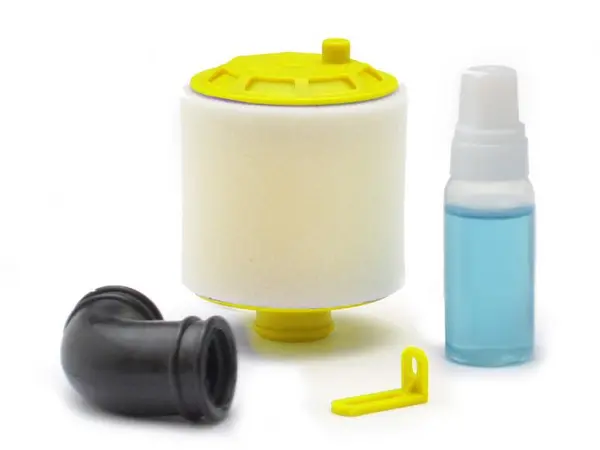 Image of Fastrax 1/8Th Air Filter W/Oil Re-Buildable - Yellow