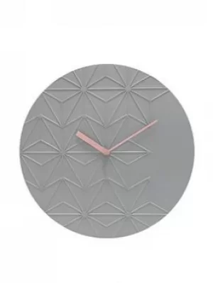 Image of Acctim Clocks Acctim Clocks Chloe Smoke Grey Wall Clock