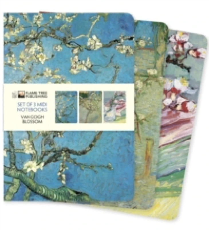 Image of Vincent van Gogh: Blossom Set of 3 Midi Notebooks Notebook / blank book
