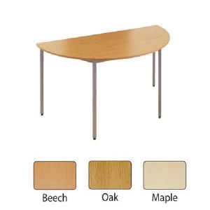 Image of Jemini Semi-Circular Table 1600mm Beech KF72382