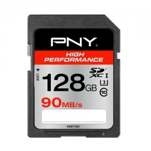 Image of PNY High Performance memory card 128GB SDXC Class 10 UHS-I