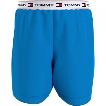 Image of Tommy Hilfiger Band Logo Swim Shorts - Blue DYA