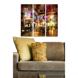 Image of MDF244926889 Multicolor Decorative MDF Painting (3 Pieces)