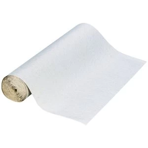 Image of Wickes Woodchip Quad Wallpaper White - 40m