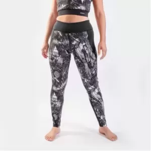 Image of Gul Luna7 Leggings - Brokenpalm/Black