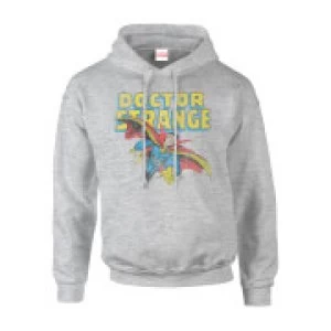 Image of Marvel Doctor Strange Flying Mens Grey Pullover Hoodie - M - Grey