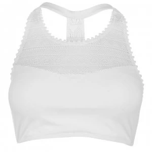 Image of SoulCal Mesh Halter Bikini Top Ladies - White