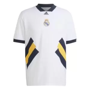 Image of adidas Real Madrid Icon Retro Shirt Mens - White