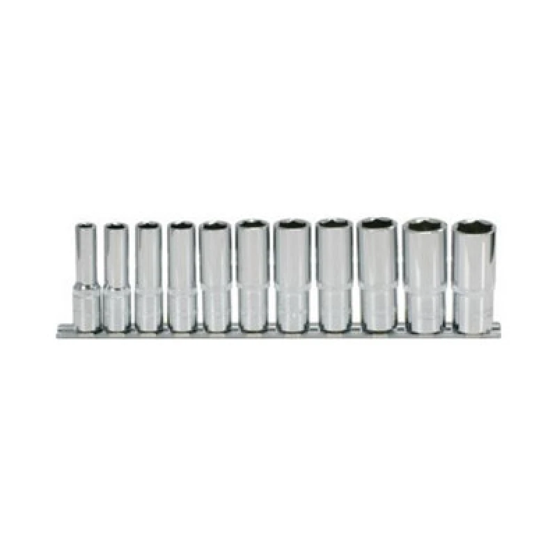 Image of Mehr 3/8" Chrome Plus Socket Set Deep Qty 1 Set Ks Tools