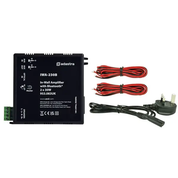 Image of Adastra Adastra IWA230B In-wall Amplifier with Bluetooth 2 x 30W AVS-220092