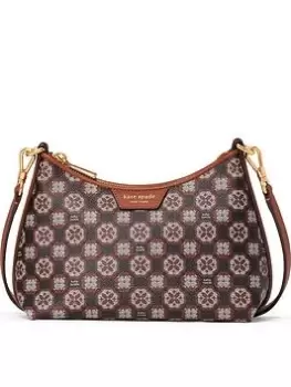 Image of Kate Spade New York Spade Flower Monogram Cross-Body Bag - Black Multi