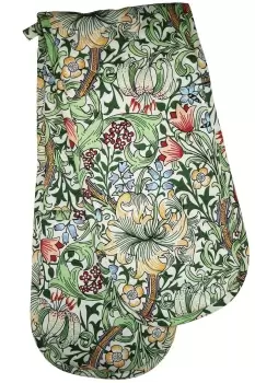Image of William Morris Golden Lily Double Oven Glove