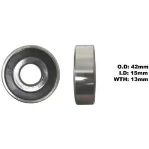 Image of Bearing NTN 6302LLU ID 15mm x OD 42mm x W 13mm