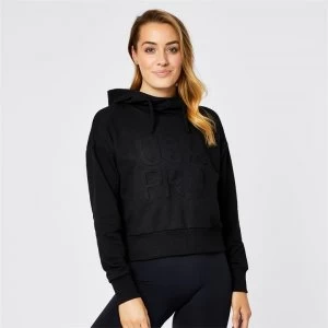 Image of USA Pro Crop OTH Hoodie Ladies - Black