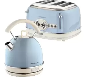 Image of Ariete Vintage ARPK39 4 Slice Toaster & Traditional Kettle Bundle
