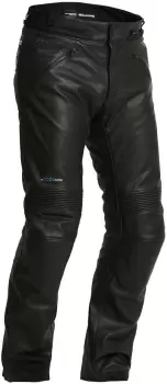 Image of Halvarssons Rinn Waterproof Motorcycle Leather Pants, black, Size 54, black, Size 54