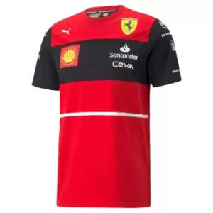 Image of 2022 Ferrari Charles Leclerc Replica Tee (Red)