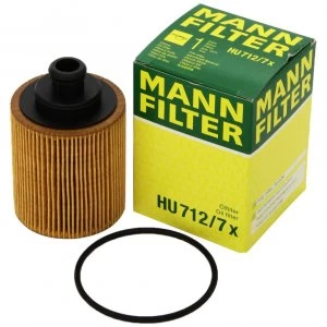 Image of Mann Filter HU7127X Oil Filter