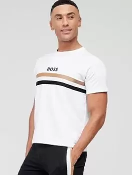 Image of BOSS Bodywear Fashion Lounge T-Shirt - White, Size S, Men