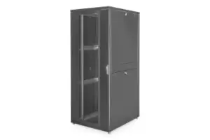 Image of Serverschrank 19" 42HE Digitus 1970x800x1000 mm, Farbe Black (RAL 9005), perforierte Tur