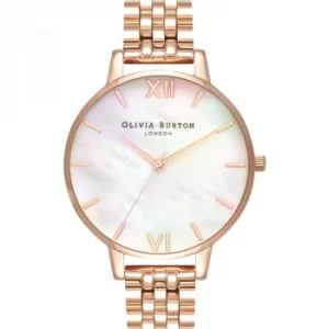 Image of Mother Of Pearl Bracelet Rose Gold Watch