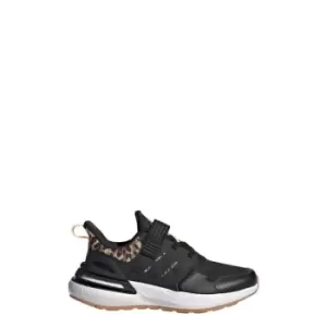 Image of adidas Rapidasport Bounce Sport Running Elastic Lace Top - Black