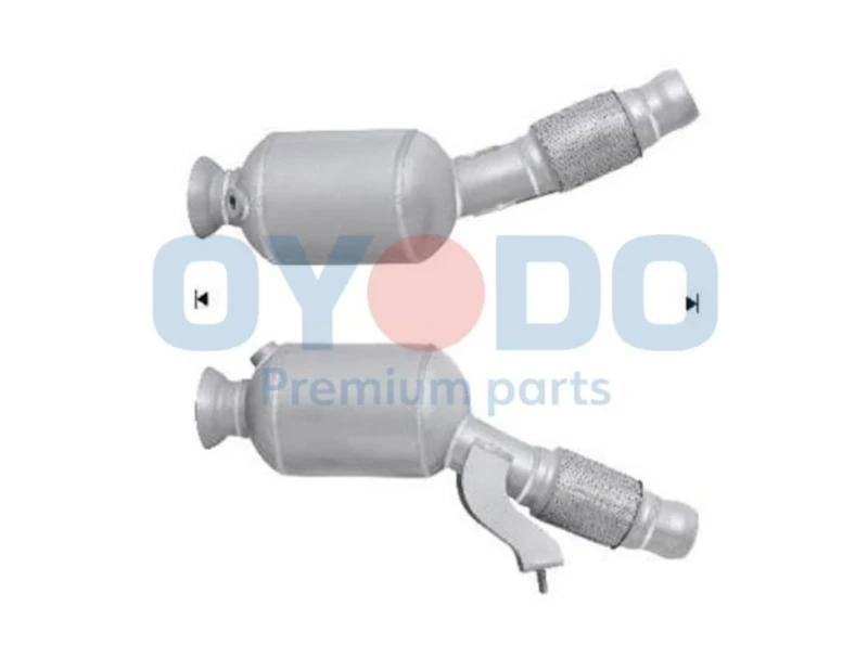Image of Oyodo 20N0042-OYO Catalytic Converter with mounting parts Catalyst Converter (429)
