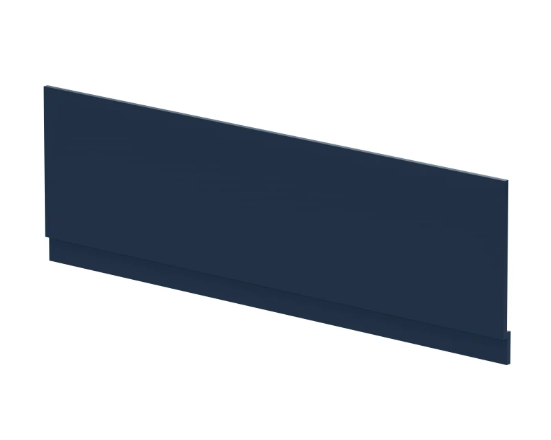 Image of Balterley Edge/Power Straight Front Bath Panel & Plinth, 1800mm - Matt Midnight Blue Blue unisex