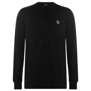 Image of Paul Smith Zebra Long Sleeve T Shirt - Black