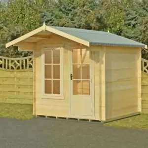 Image of Crinan Log Cabin Home Office Garden Room Approx 7 x 7 Feet