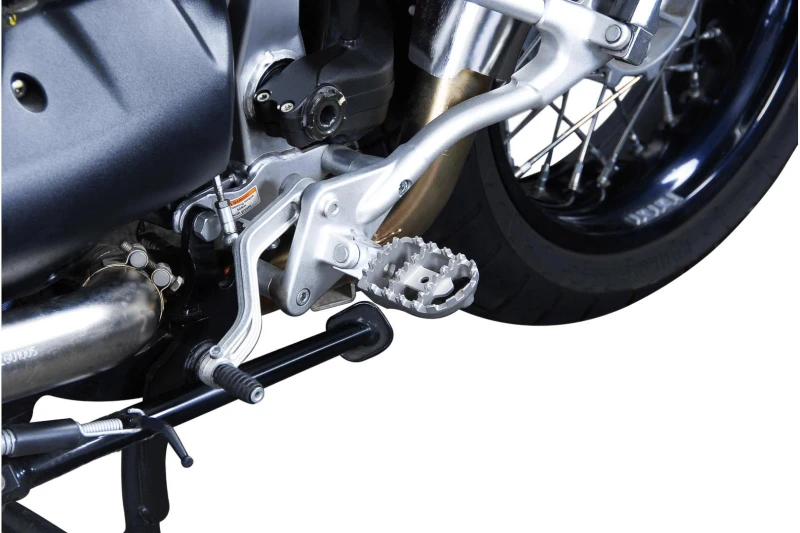 Image of SW-Motech ION footrest kit - KTM/Honda/Kawasaki/Morini/Guzzi/Suzuki/BMW., black-silver