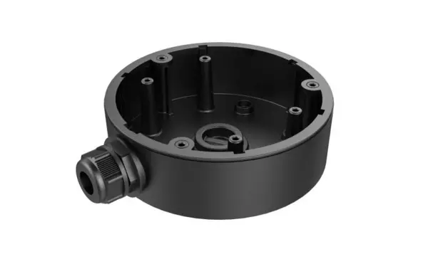Image of Hikvision Junction Box For DS-2CD2365G1-I/B & DS-2CD2347G1-LU/B Turrets (Black) DS-1280ZJ-DM21/B