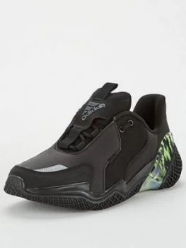 Image of Adidas 4UTURE RNR Junior Trainers - Black, Size 5