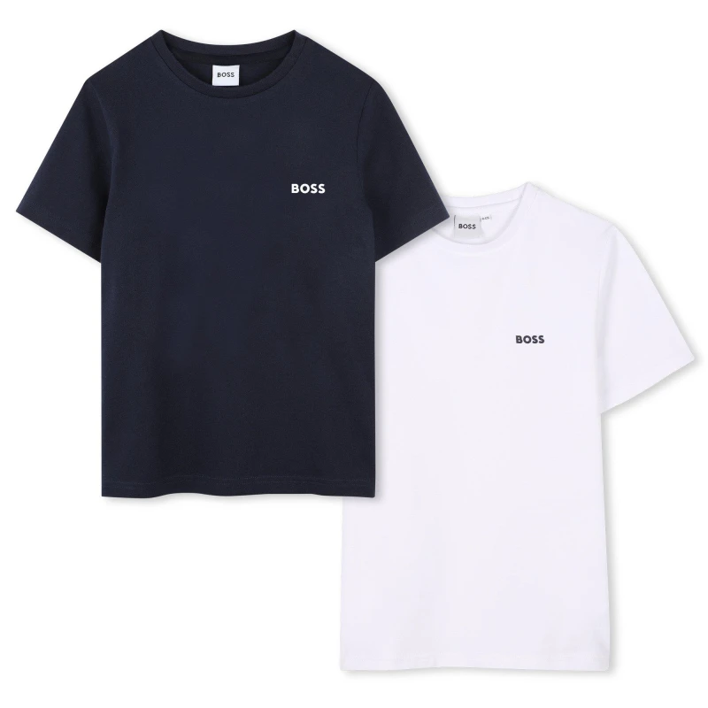 Image of Boss Kids T-Shirt Navy/White male 12Y