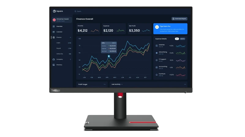 Image of Lenovo ThinkVision T22i-30 Monitor