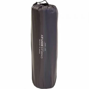Image of Charles Bentley Double Self-Inflating Camping Mat With 2 Pillows Black Polyester, PVC coating, Foam
