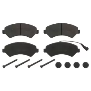 Image of Brake Pad set 16840 by Febi Bilstein Front Axle