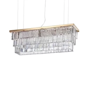 Image of Martinez 8 Light Ceiling Pendant Gold