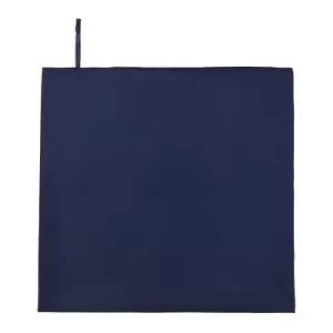 Image of SOLS Atoll 100 Microfibre Bath Sheet (One Size) (French Navy)