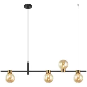 Image of Italux Lighting - Italux Bletter Modern 4 Light Bar Pendant Ceiling Light, G9