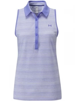 Image of Urban Armor Gear Zinger Novelty Sleeveless Polo Blue