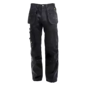 Image of DEWALT Mens Pro Tradesman Work Trousers (30L) (Black)