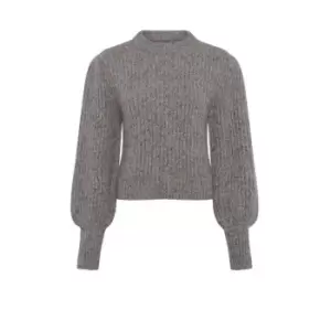 Image of French Connection Natalya Ribbed Jumper - Grey