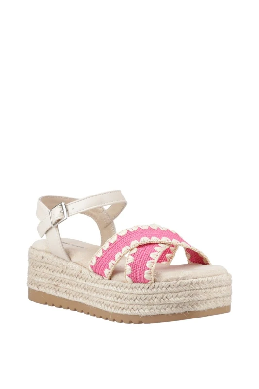 Image of Hush Puppies Jemma Espadrille Sandal Fuchsia