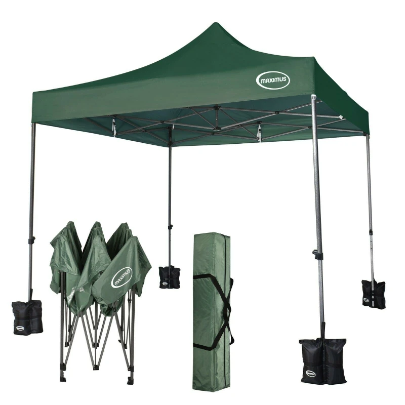 Image of MCC Direct Maximus 3x3 Heavy Duty Pop up Gazebo NS Green