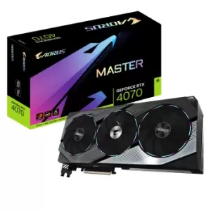 Image of Gigabyte AORUS GeForce RTX 4070 MASTER 12G NVIDIA 12 GB GDDR6X