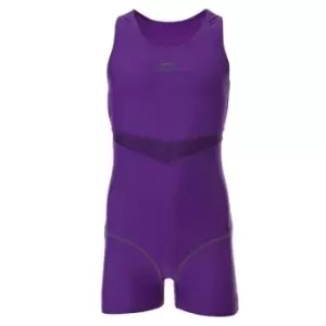 Image of Slazenger Boyleg Swimsuit Junior Girls - Purple